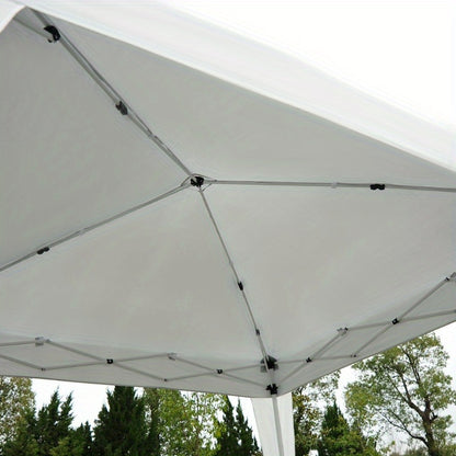 Partytent – Tent – Prieel – Paviljoen – Zonnezeil – Inklapbaar – UV-bescherming – Stalen Frame – 2,4x2,4 Meter – Draagtas – Wit