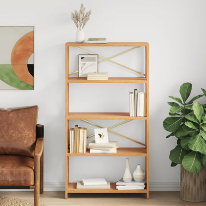 Boekenrek – Boekenkast – Badkamerkast – Vakkenkast – Opbergrek – Massief Eikenhout – 80 x 30 x 146 cm