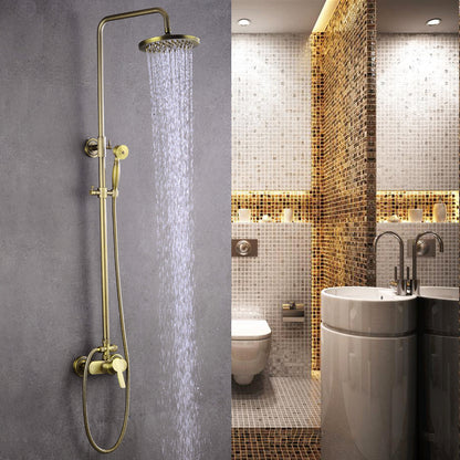 Vintage Shower Set | Wall Mounted, Metal, Contemporary Style by NaMaSyo