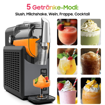 Slush Machine 2.6L with Rapid Chill Technology - 5 Programs, 12-Hour Cooling & 24-Hour Start Delay, No Ice Required, Auto-Clean, Perfect for Slushies, Milkshakes, Cocktails, Frappé, Wine
