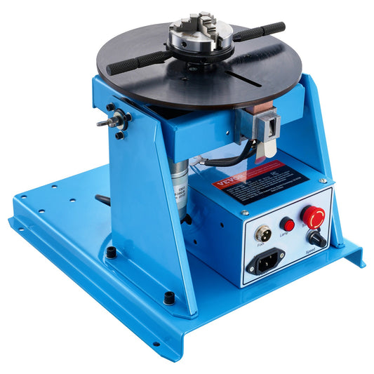 Laspositioneerder – Lasrotator – Laspositiehouder – Lasplaat – Lasdispositief – Draaibaar 0-90° Kantelbaar – Regelbare Snelheid 1-12 RPM – Max. Draagkracht 10 KG