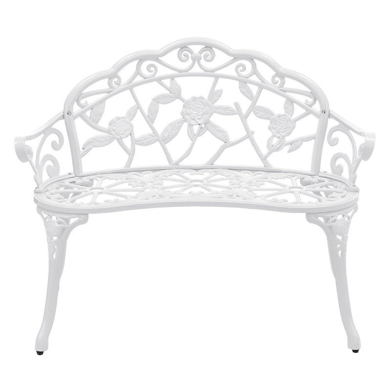 Tuinbank – Buitenbank – Loungebank – Verandabank – Tweezitsbank – Weerbestendig Aluminium – Vintage Antiek Design