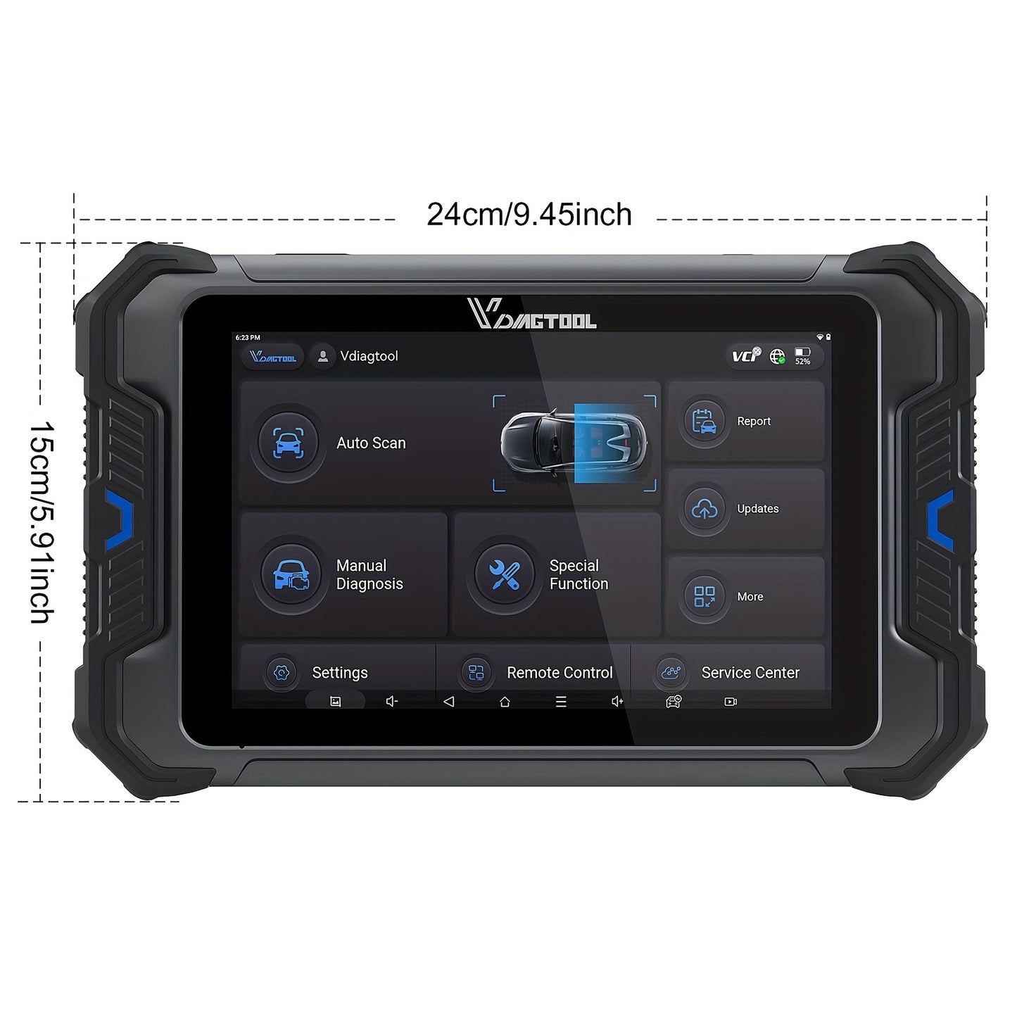Autodiagnosetool – Foutcode Scanner – OBD2 Diagnosetester – ECU Programmer – Auto Diagnose Interface – Wifi Draadloos – 38+ Onderhoudsfuncties – 8-inch Touchscreen