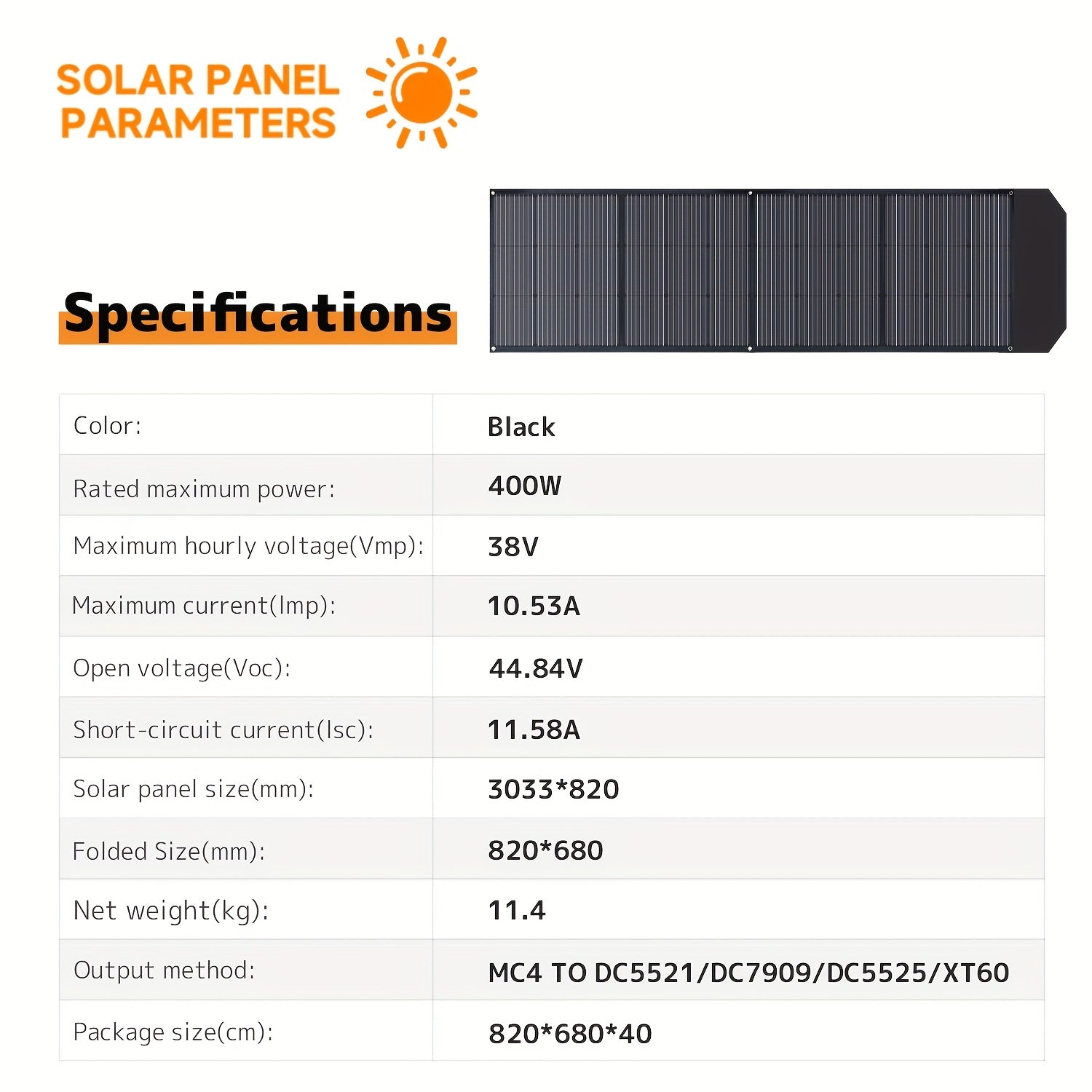 Draagbaar Opvouwbaar Zonnepaneel – Mobiel Zonnepaneel – Outdoor Zonnepaneel – 400W - Reis Zonnepaneel – Powerbank Oplader – Hoog Rendement – Weerbestendig - QUORE