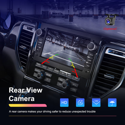 7-inch Autoradio – Touchscreen Radio – Multimedia Systeem – Navigatie Systeem – Android Auto Radio – Android 13 – Wireless CarPlay & AHD Achteruitrijcamera