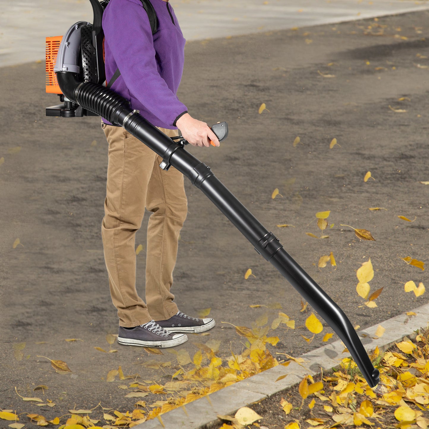 Benzine Bladblazer Rugzak – Bladblazer Op Benzine – Rugzakblazer – Tuinblazer – Bladblazer 65cc – 1,8 Liter Tank – 2,7 kW Vermogen
