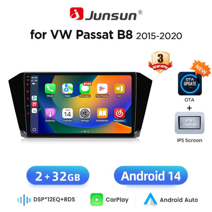 Android Multimedia Speler – Autoradio – Navigatiesysteem – 2DIN Touchscreen – Android Radio – 10 Inch IPS Scherm – Draadloze CarPlay & Android Auto