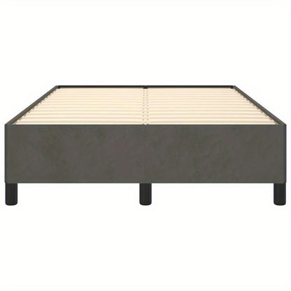 Bed frame without Mattress Grigio Scuro 120x200cm Velvet Practical, removable, suitable for all seasons