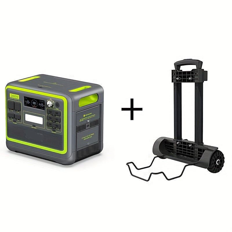 Draagbare Powerstation – Mobiele Generator – Noodstroom – Zonne-accu – 2048Wh Capaciteit – 2400W Output