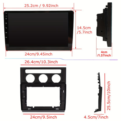 Multimedia Autoplayer – Autoradio – Touchscreen Radio – 2 Din Headunit – Inbouw Radio – 10,1 Inch IPS Scherm – Android 14 Systeem – 1+32GB Variant