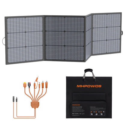 Draagbaar Zonnepaneel – Opvouwbaar Zonnepaneel – Mobiel Zonnepaneel – Zonne-energiepaneel – Zonnecelpaneel – 220W Vermogen – Hoog Rendement 23,5%