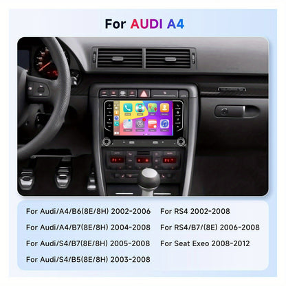 Android Autoradio – Auto Multimedia Speler – GPS Navigatie Systeem – Touchscreen Radio – Met Achteruitrijcamera en Microfoon – 7 Inch Display – Draadloze CarPlay & Android Auto
