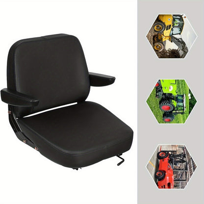 Tractorstoel – Tractorstoel Bekleding – Universele Tractorstoel – Tractor Zitting – Ergonomische Tractorstoel – Verstelbaar Met Metalen Frame – Duurzaam En Comfortabel