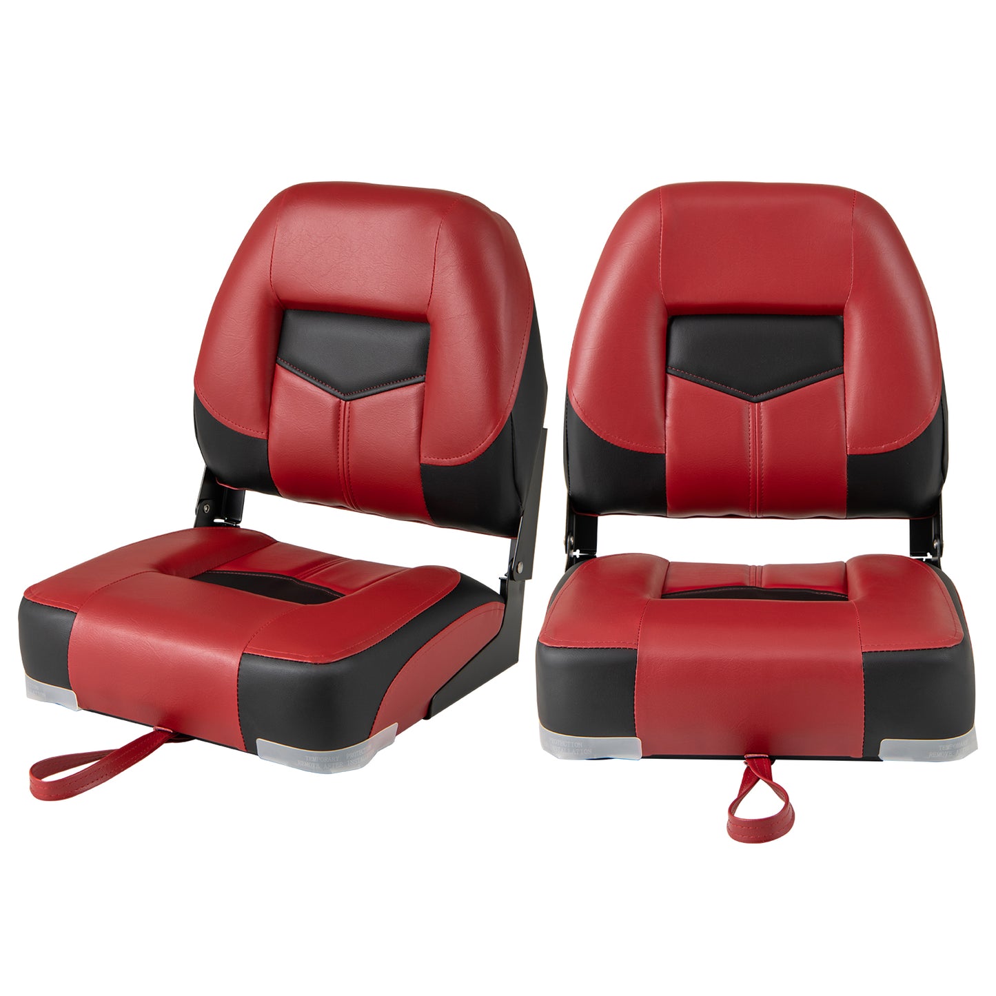 Bootstoel – Bootstoel Klapstoel – Vissersstoel – Bootzitje – Opklapbare Stoel – Set van 2 – Ergonomisch Design – Dik Schuim & Metalen Scharnier