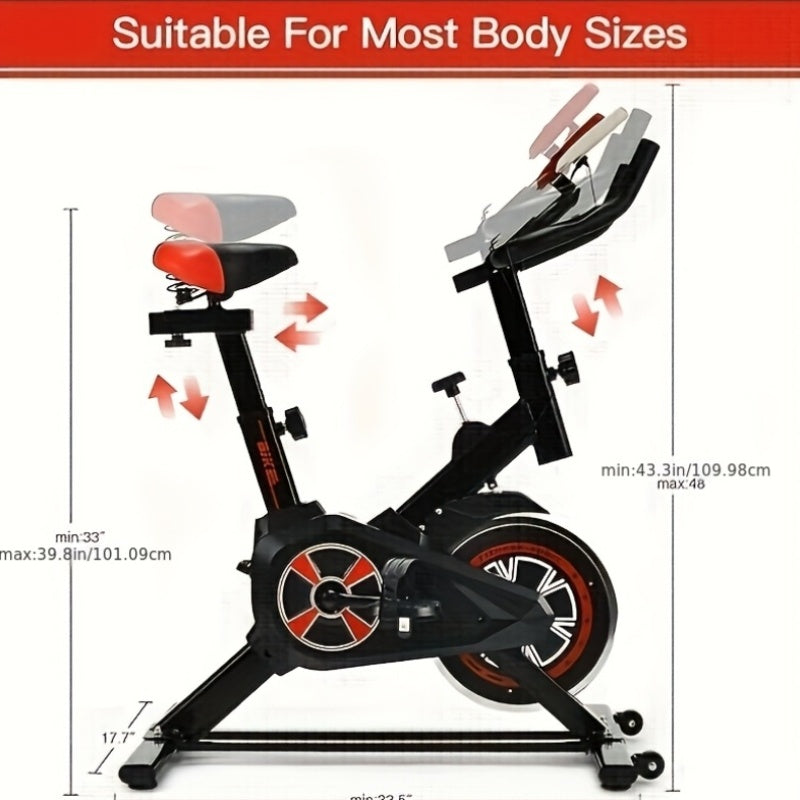 Cycling Bike, Beautifully Designed Exercise Bike, Home Exercise Bike, Spin Bike, Weight Capacity Up to 120Kg, Large/Small, Without Battery