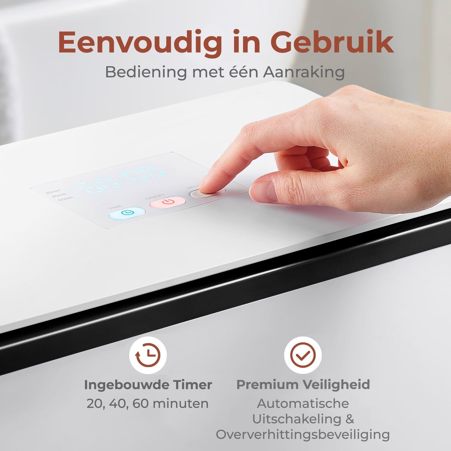 Handdoekverwarmer – Handdoekwarmer – Towel Warmer – Handdoek Stomer – Towel Heater – 20 Liter Capaciteit – Automatische Uitschakeling – Zwart