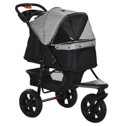 Hondenbuggy – Wandelwagen – Dierenwagen – Hondenwagen – Huisdierenwagen – Vouwbaar Ontwerp – Luchtbanden – Stevig IJzeren Frame – Geschikt Tot 25 kg