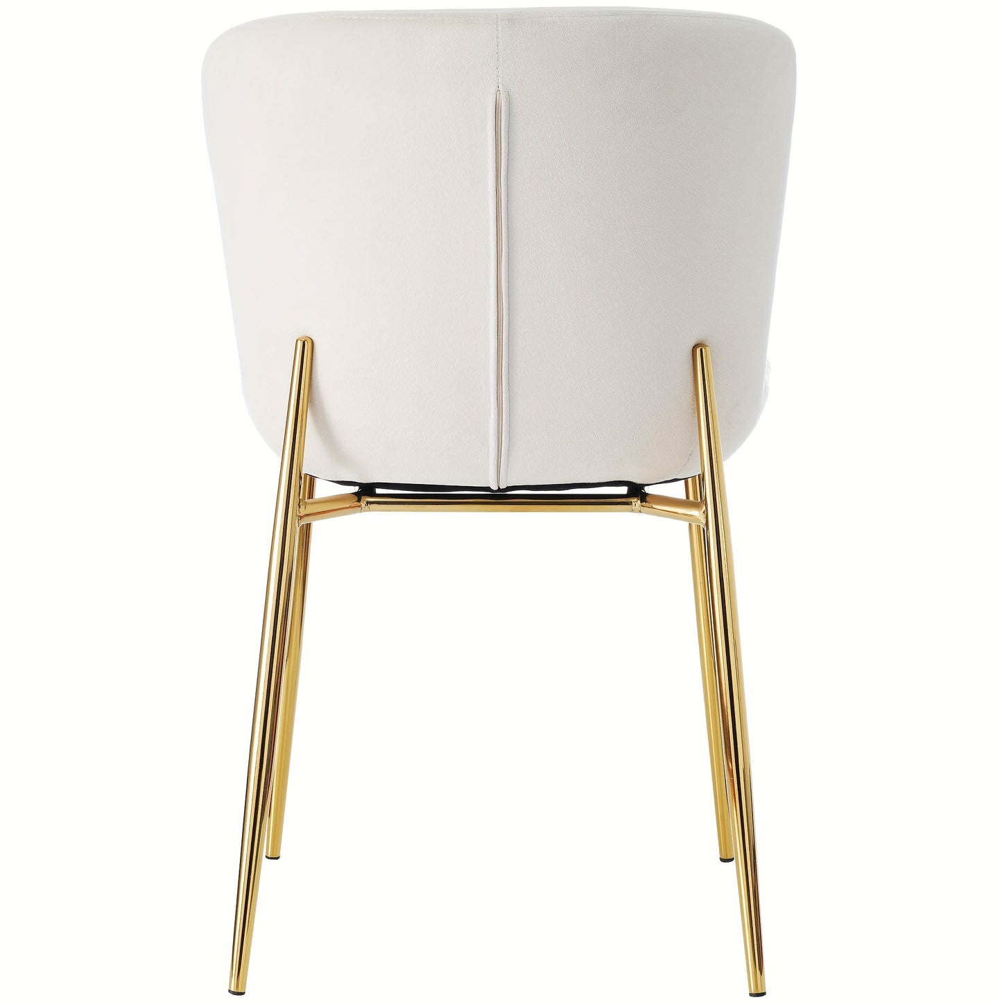 Eetkamerstoel – Stoel – Zithoekstoel – Woonkamerstoel – Loungestoel – Set van 6 – Beige Kleur – Comfortabele Zachte Stoffering – Stevig Vierpotig Frame