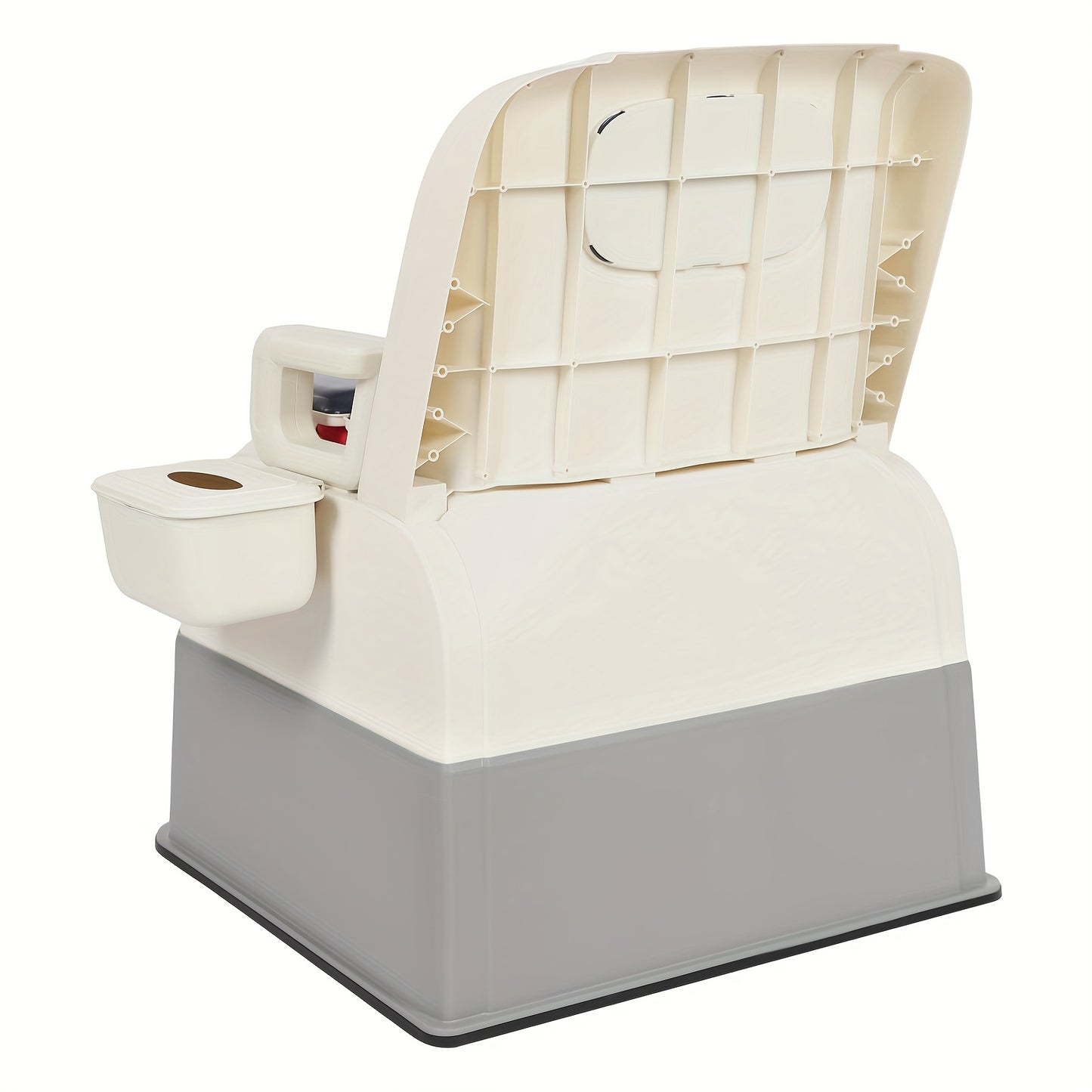 Mobiele Toiletestoel – Draagbaar Toilet – Bed Commode – Hygiënische Stoel – Senioren Potje – Afneembare Armleuningen – Antislip Voeten – Geurafsluitend Emmer