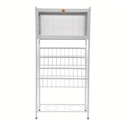 Boekenkast – Boekenrek – Opbergkast – Vakkenkast – Stellingkast – Compact 55x28x120 cm – Hoogwaardig Houten Materiaal