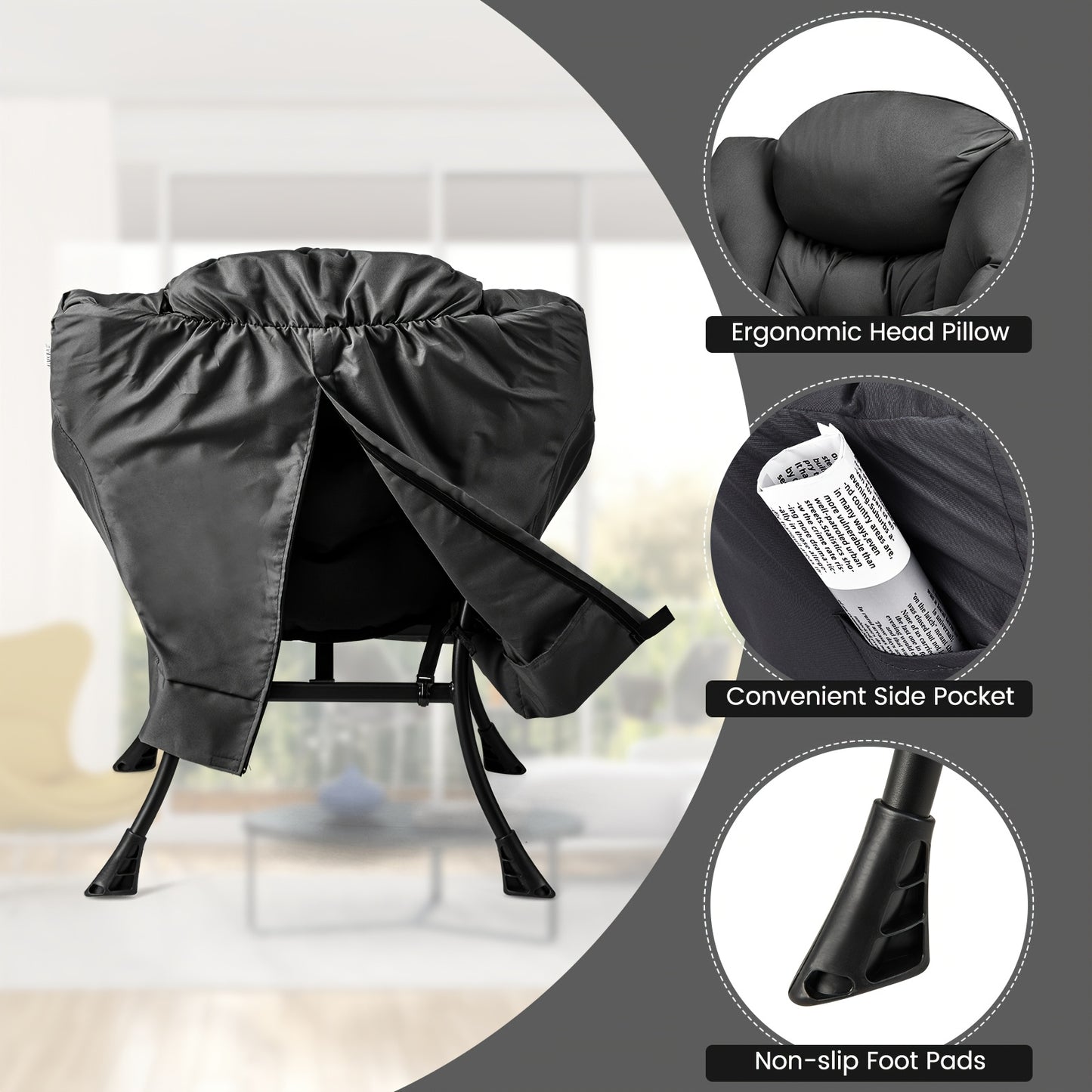 Dutch Velvet Fauteuil – Accentstoel – Lounge Stoel – Relaxstoel – Leunstoel – Met Ottomaan – Ergonomische Rugleuning – Stevige Metalen Constructie
