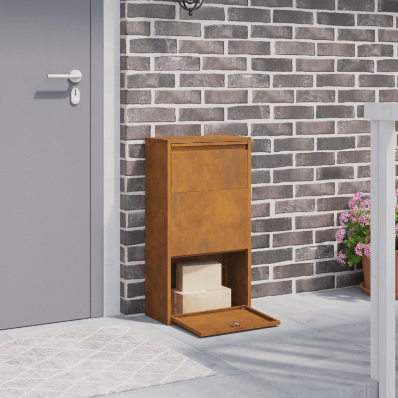 Extra Grote Pakketbrievenbus – Pakketbox – Parcel Box – Postbus – Pakketbus – Gegalvaniseerd Staal – Veilig Slot Met Memoryfunctie