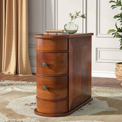 Console Tafel – Haltafel – Sidetable – Sofa Tafel – Opbergtafel – Lichtbruin – Smal Ontwerp 160 cm – 2-Laags Opbergruimte
