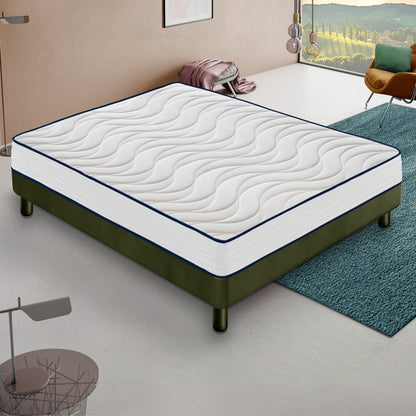 Orthopedisch Matras – Stevig Matrassen – Koudschuim Matras – Pocketvering – Medium Hardheid – 20 cm Hoog – 13 Comfortzones – Verkoelend Memory Foam