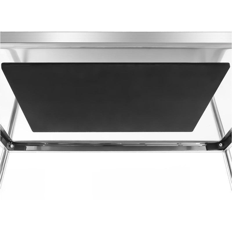 3-Tiered Catering Trolley for Up to 150Kg, Made of Stainless Steel, Royal Catering RCSW 3A