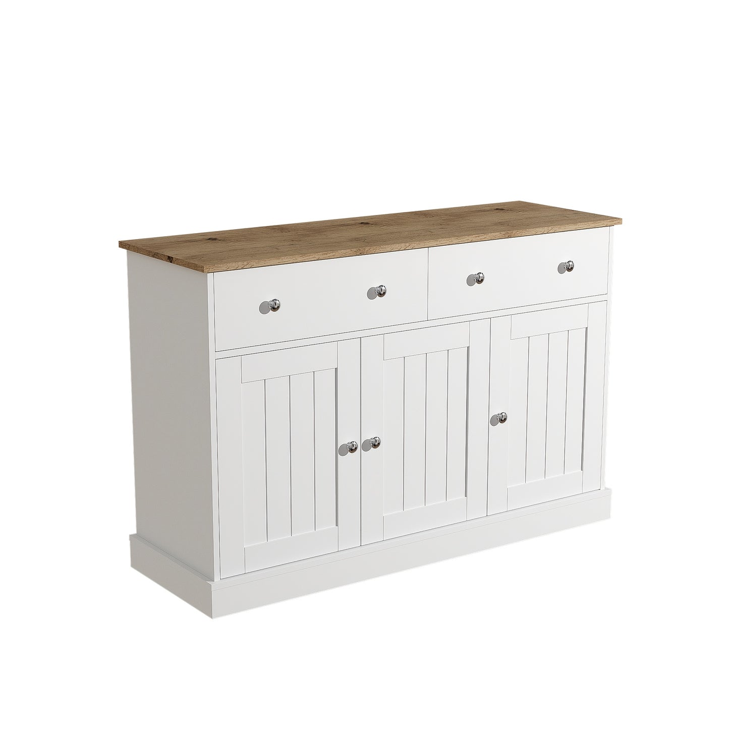 Carving Textures On The Living Room Side Panels, Ample Storage Space, And Stylish Furniture