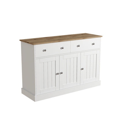 Carving Textures On The Living Room Side Panels, Ample Storage Space, And Stylish Furniture