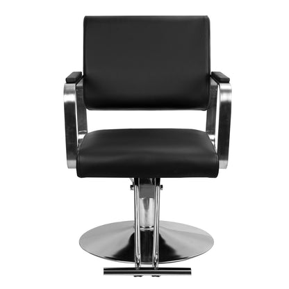 Kappersstoel – Barberstoel – Salonstoel – Behandelstoel – Stylingstoel – Verstelbaar – Hydraulische Lift – Ergonomisch Open Rugontwerp – Duurzaam Kunststof – Zitting 53x47 cm