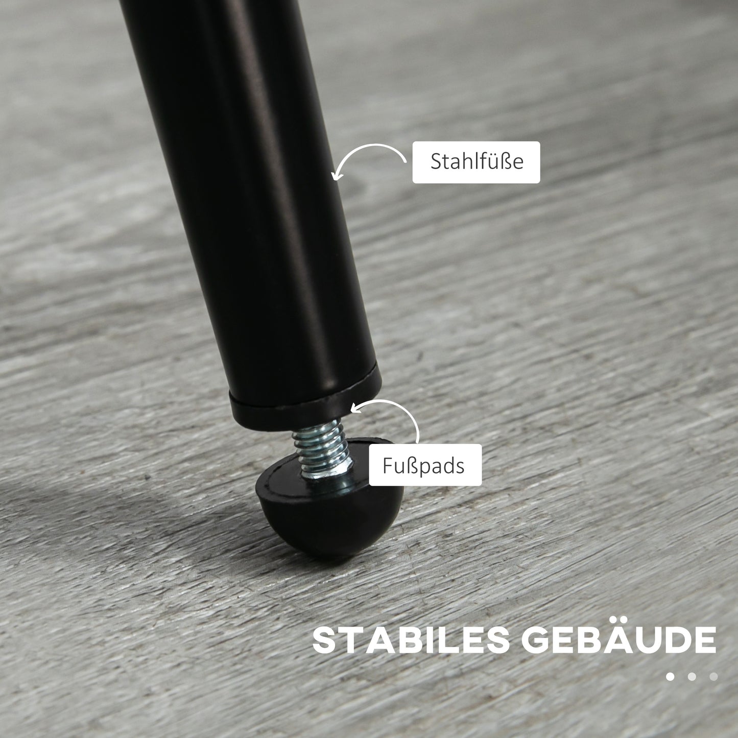 Eetkamerstoel – Stoel – Kuipstoel – Keukenstoel – Draaistoel – Crème Witte Bekleding – Zwarte Stalen Poten – Ergonomische Rugleuning – Set van 2