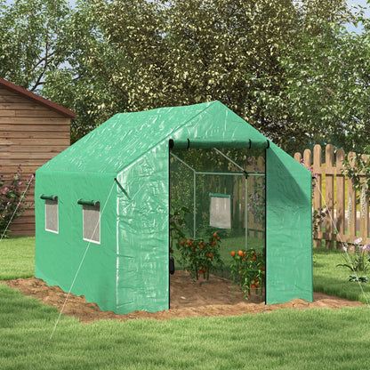 Tuinkas – Kas – Kweekkas – Groentekas – Plantenkas – 2x3 Meter – Gegalvaniseerd Stalen Frame – UV-Beschermde PE Hoes