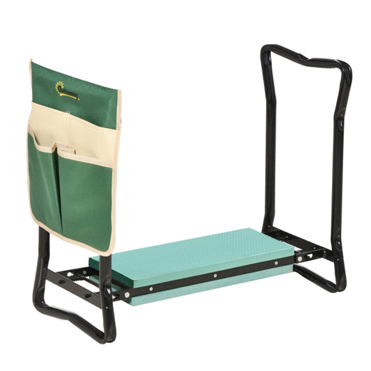 Tuinknielbank – Knielbank – Tuinstoel – Tuinkruk – Knielhulp – 2-in-1 Inklapbaar – EVA Foam Comfort – Met Opbergtas