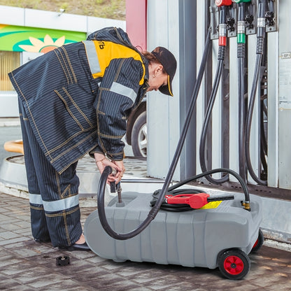 Brandstoftank – Benzinetank – Dieseltank – Brandstofcontainer – Fuel Can – 56,78 L Inhoud – Handpomp Met 3,05 M Slang
