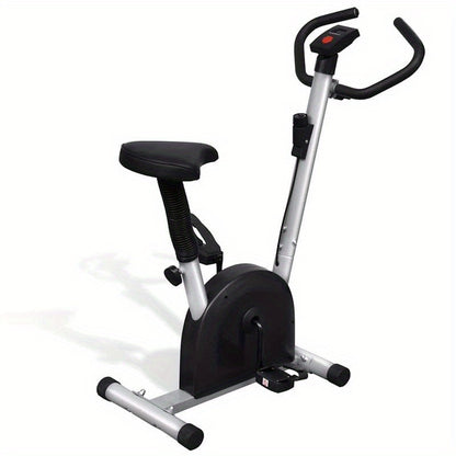 Elittica High-Quality Indoor Cycling Bike with Tungsten Steel Frame, Black Saddle, and Adjustable Resistance - Perfect for Home Workouts, Home Workout Equipment|Adjustable Resistance Bike|Durable Steel Frame