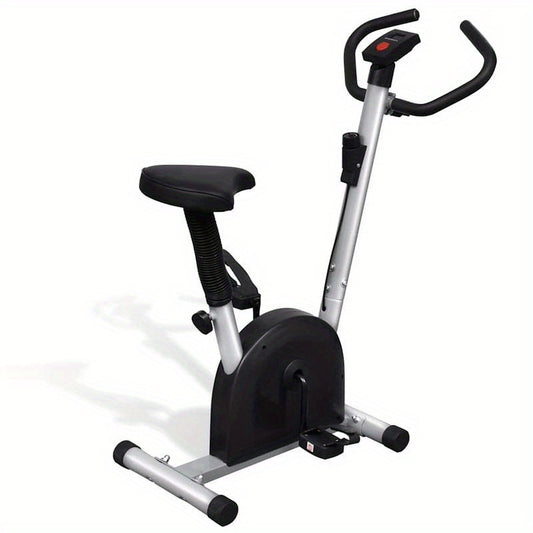 Elittica High-Quality Indoor Cycling Bike with Tungsten Steel Frame, Black Saddle, and Adjustable Resistance - Perfect for Home Workouts, Home Workout Equipment|Adjustable Resistance Bike|Durable Steel Frame
