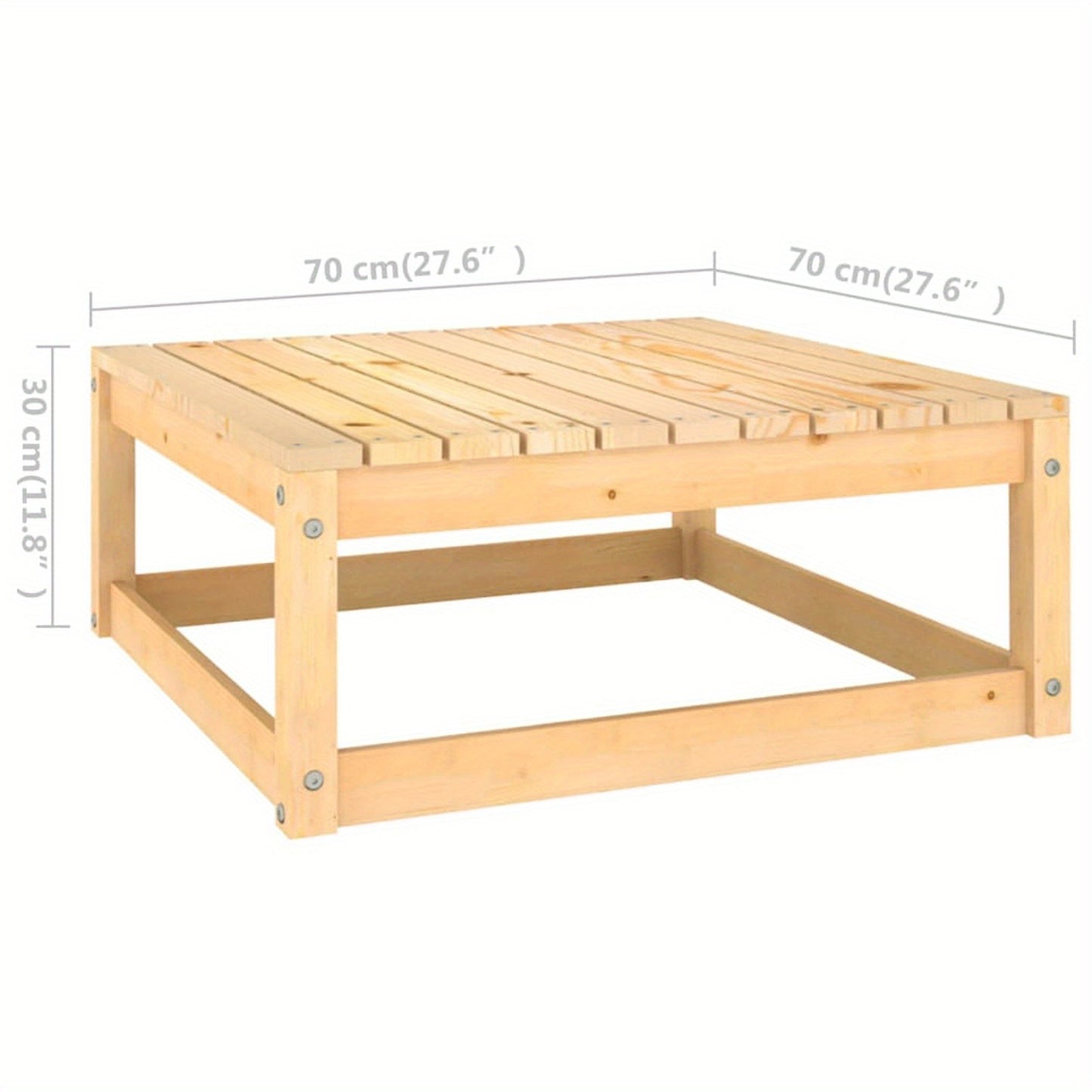 Loungeset – Tuinset – Loungesofa – Buitenmeubel – Balkonset – Houten Frame – Zwarte Comfortabele Kussens
