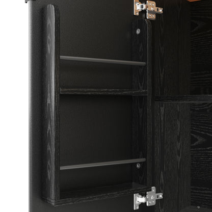 Keukentrolley – Serveerwagen – Keukenwagen – Opbergkast – Keukenrek – MDF & Metaal – Uitbreidbaar Werkblad 130x45x75-92 cm