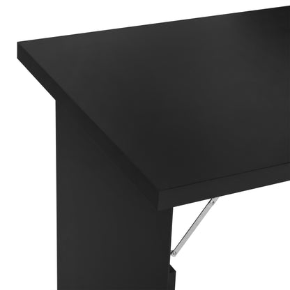 Klapbureau Wandtafel Opklapbare Bureau Schrijfbord Bureau Aan De Muur – Zwart Hout – Ruimtebesparend Design – Duurzaam Materiaal