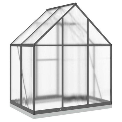 Kweekkas – Plantenkas – Serre – Tuinkas – Groentekas – Aluminium Frame – Antracieten Basis – 169x114x202 cm – Robuust & Weerbestendig