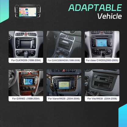 Android Autoradio – Multimedia Headunit – Auto Radio – Inbouw Radio – 7 Inch Touchscreen – Android 15 OS – 8-Core CPU – 6GB RAM + 128GB Opslag – Wireless CarPlay & Android Auto – GPS Navigatie