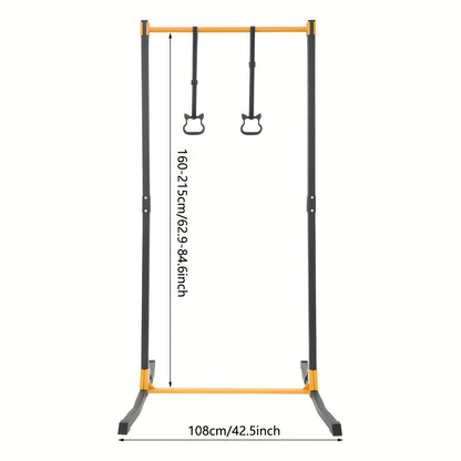Pull-up Bar – Optrekstang – Pull Up Station – Chin-up Bar – Deurrek – Verstelbaar 160-215 cm – Staalbuis 1,2 mm – Draagvermogen 400 kg