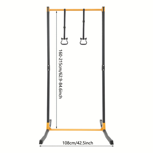 Pull-up Bar – Optrekstang – Pull Up Station – Chin-up Bar – Deurrek – Verstelbaar 160-215 cm – Staalbuis 1,2 mm – Draagvermogen 400 kg