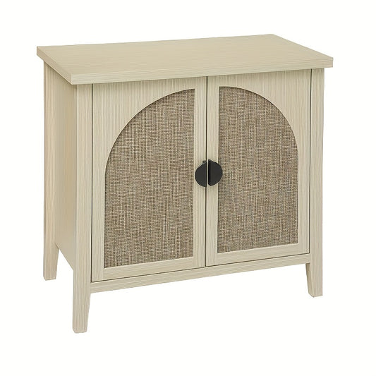 Rotan Kast – Opbergkast – Buffetkast – Dressoir – Hal Meubel – Natuurlijk Rattan & Hout – Compact en Duurzaam Design