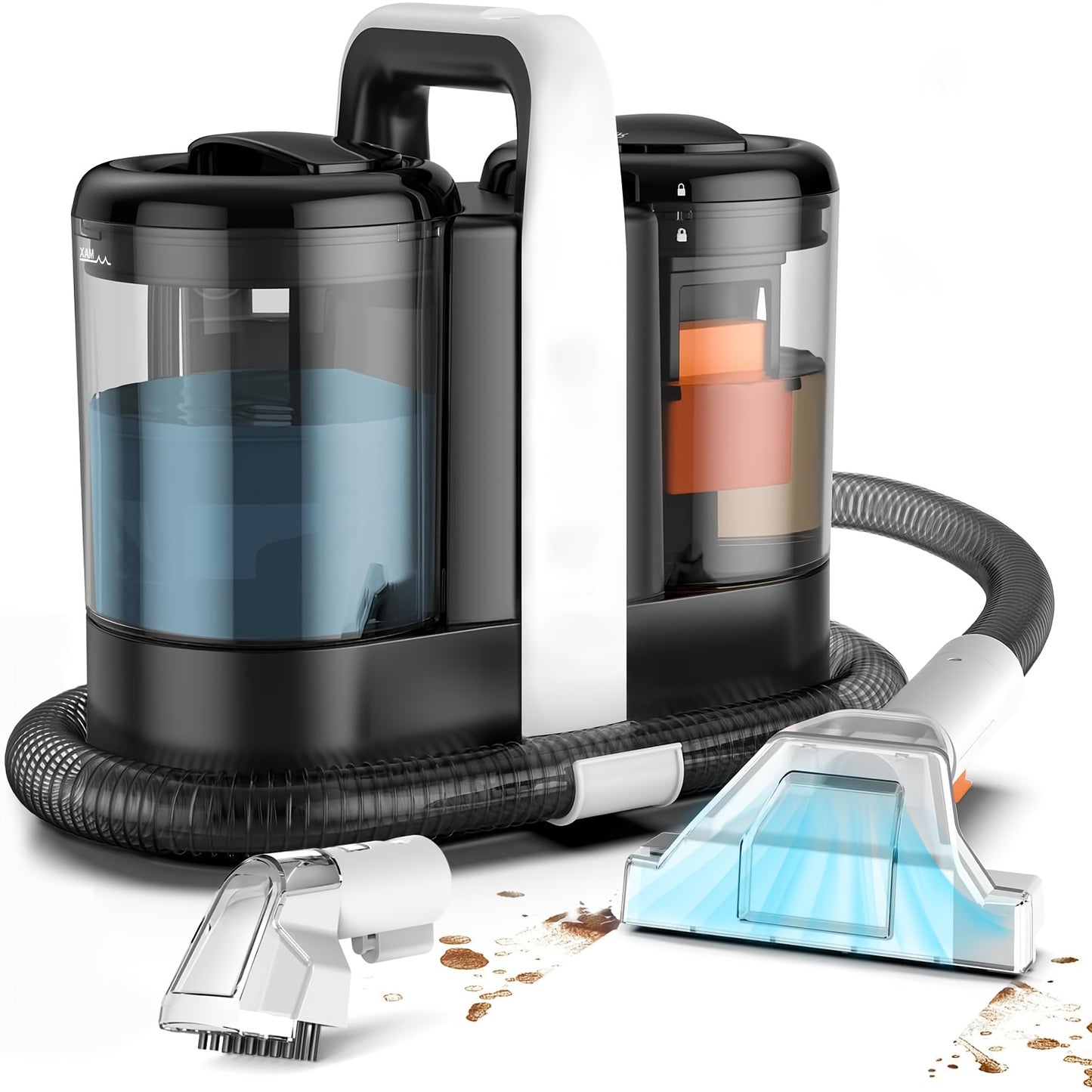 Schoonmaakmachine – Tapijtreiniger – Bekledingsreiniger – Meubelreiniger – Autostoelreiniger – 600W Krachtige Motor – 15 kPa Zuigkracht Voor Dieptereiniging