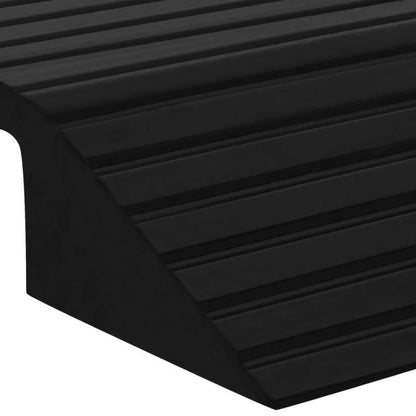 Drempelhulp – Drempelramp – Drempeloplossing – Toegangshelling – Rolstoelhelling – Set Van 3 – Rubber Met Antislip – 49x40x8 Cm