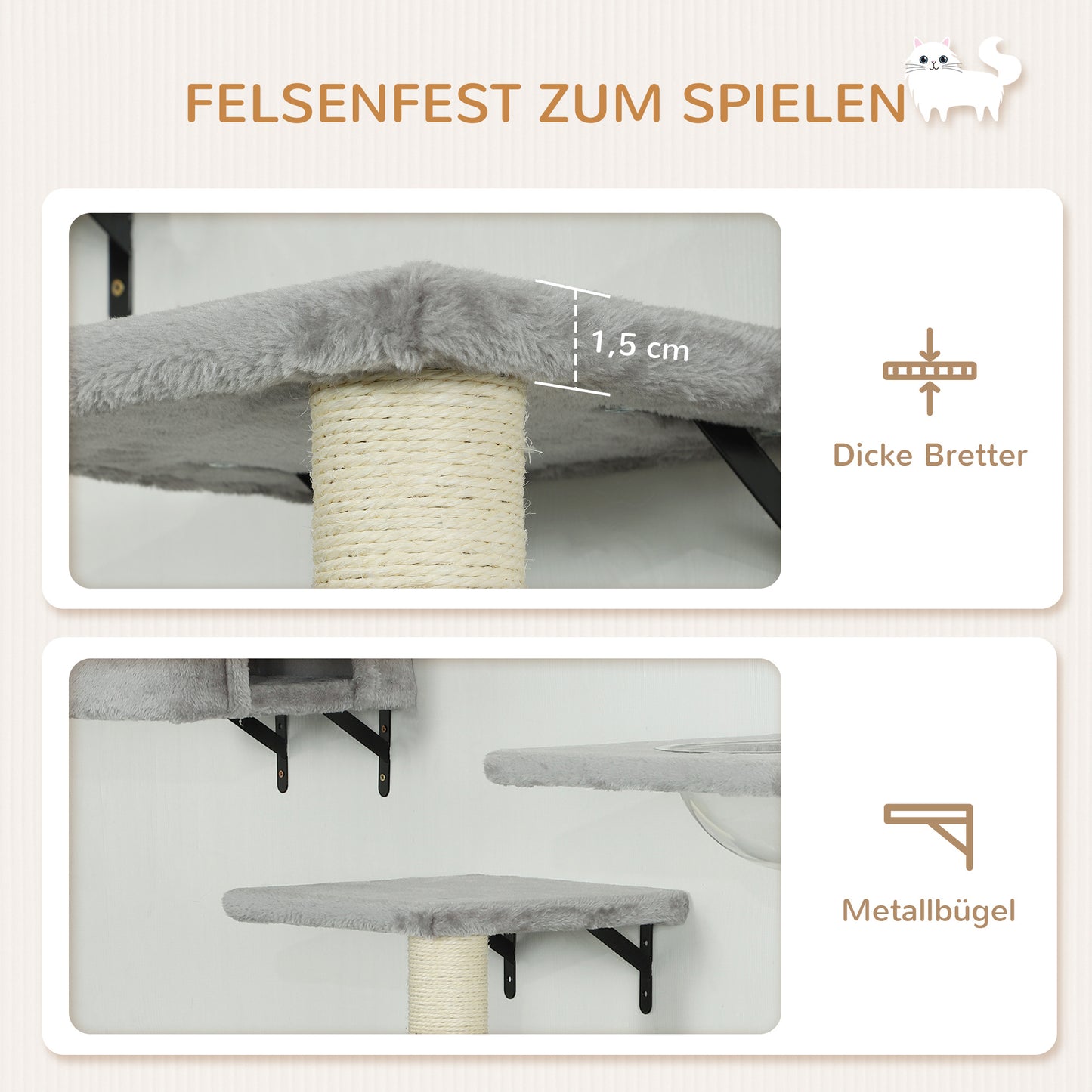 Tuinpaviljoen – Partytent – Tuinkamer – Tuinkap – Buitenpaviljoen – Grijs – 2,94 x 2,94 m – Weerbestendig Metaal & Waterafstotend Polyester