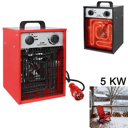 Terrasverwarmer – Tuinverwarming – Terras Heater – Elektrische Kachel – Buitenshuis Verwarming – 5000W Vermogen – Draagbaar Vrijstaand Ontwerp